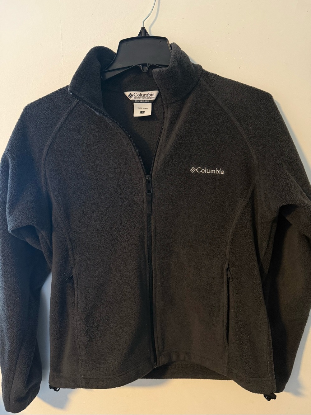 Columbia Women's Black Full-Zip Fleece Jacket size M